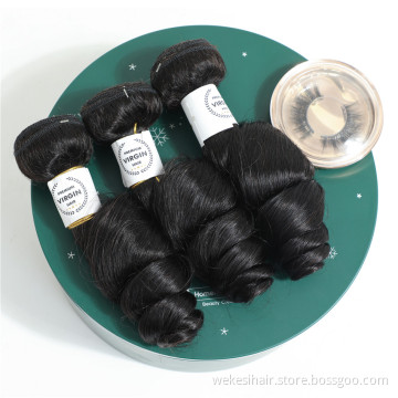 Raw Vietenam Human Hair Extensions Virgin  Cuticle Aligned Wholesale Kinky Curly Human Hair Weaving Bundle With Kinky Curls